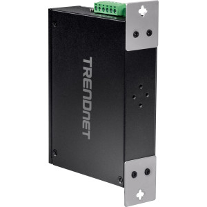 TRENDnet TI-PG80 8-Port Gigabit Ethernet Switch, 8 Gigabit PoE+ ports, 16 Gbps switching capacity, DIN-rail/wall mount